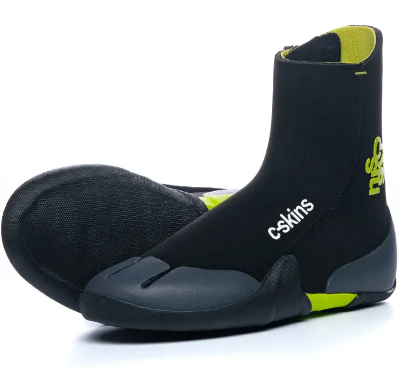 C-Skins Legend 5mm Junior Zipped Boots Graphite-6